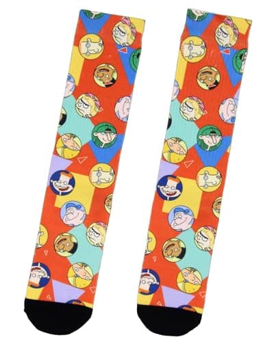 Hey Arnold Character Crew Socks
