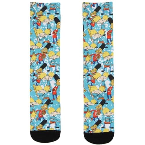 Hey Arnold & Gerald Crew Socks