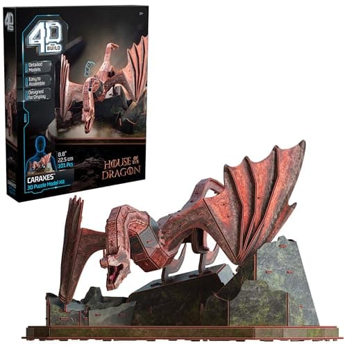 4D Build Caraxes Dragon 3D Model Kit