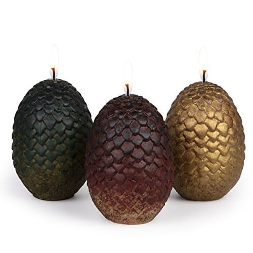 Dragon Egg Replica Candles, Set of 3