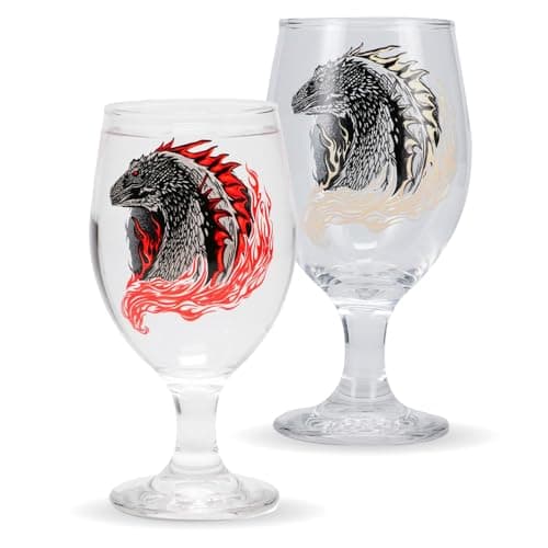 House of the Dragon Color Change Glass Goblet