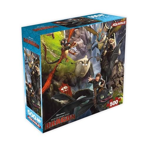 500-piece How to Train Your Dragon puzzle