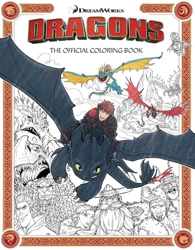 DreamWorks Dragons official coloring book