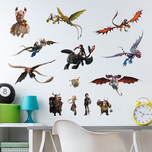 How to Train Your Dragon wall decals