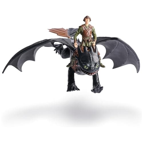 Toothless and Hiccup action-figure duo
