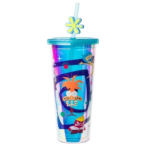 Inside Out 2 Emotions Cold Cup with Straw, 24 oz