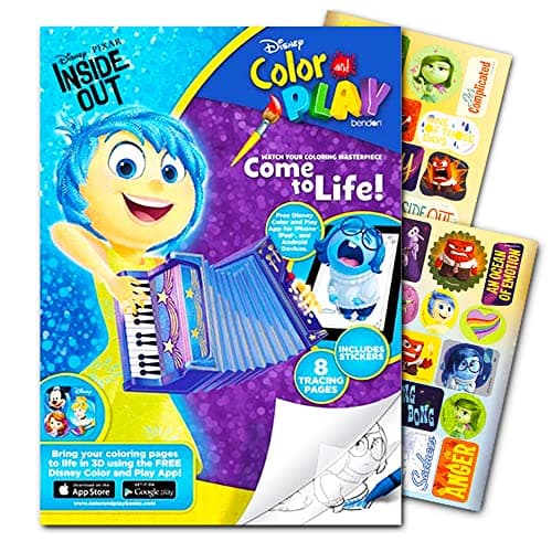 Inside Out Color and Play Book with Stickers