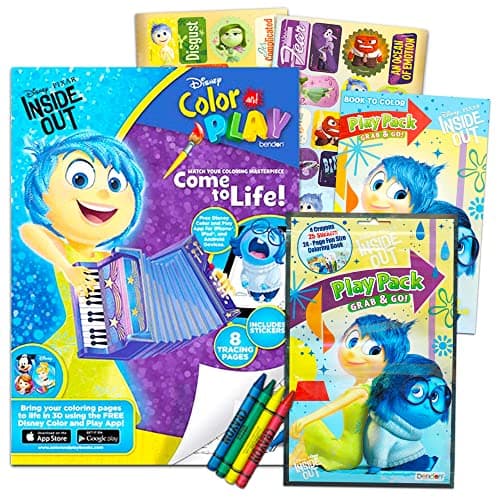 Inside Out Coloring and Activity Book Set