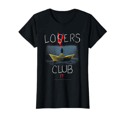 IT Losers Club Floating Boat Pennywise T-shirt
