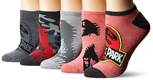 Jurassic World No Show Socks 5-Pack
