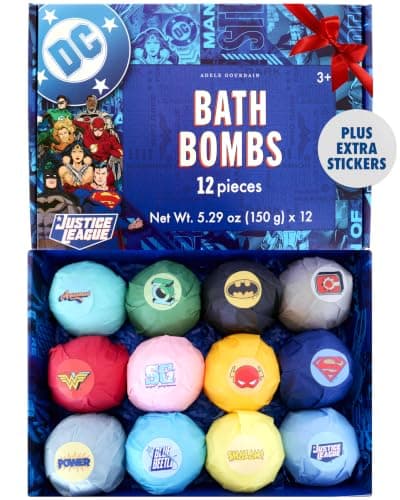 Justice League bath bombs, 12-piece set