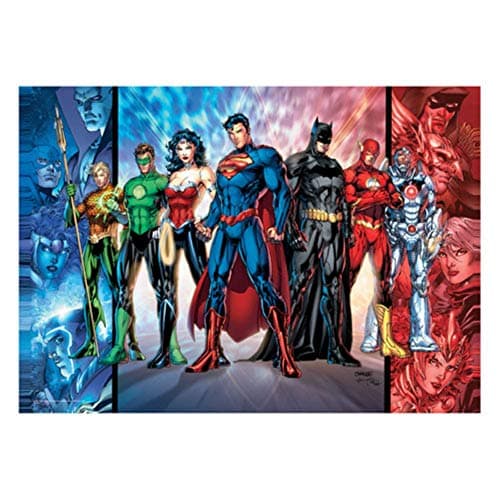 Justice League translucent wall art
