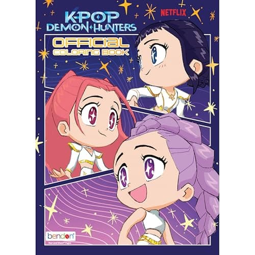 KPop Demon Hunters Coloring Book