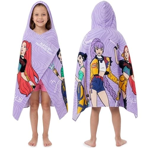 KPop Demon Hunters Hooded Bath Towel