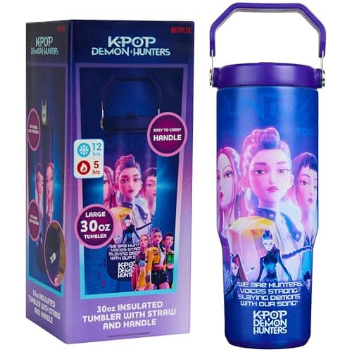 KPop Demon Hunters Insulated Tumbler with Straw