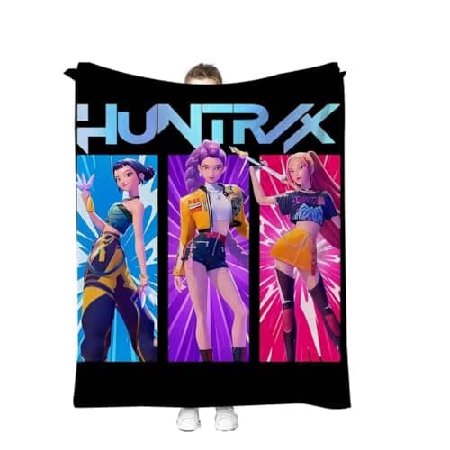 KPop Demon Hunters Throw Blanket