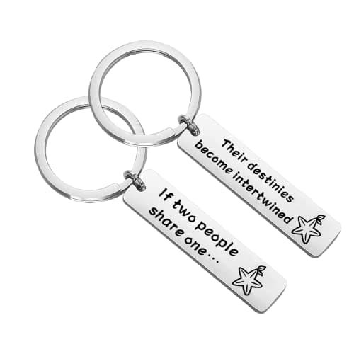 Paopu-inspired couple keychain set