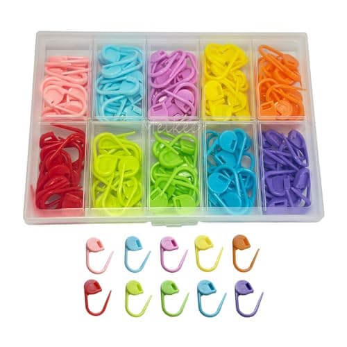 150 locking stitch markers with box