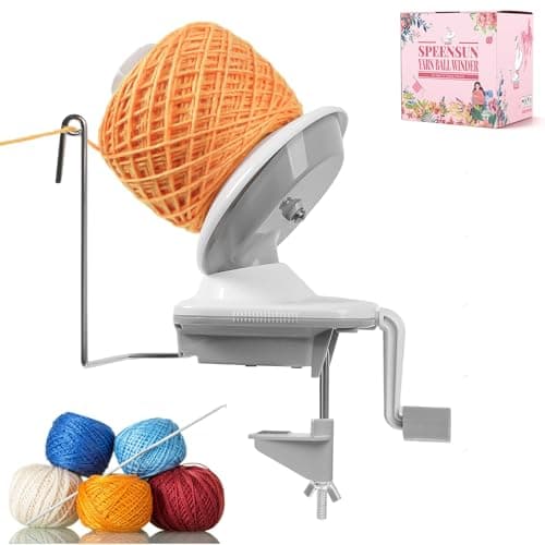Manual yarn ball winder