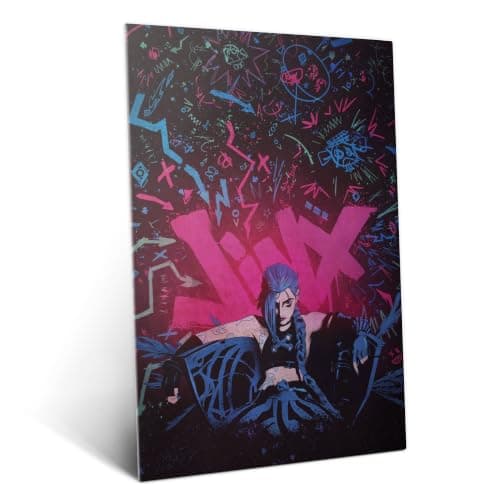 Displate Arcane Jinx metal poster
