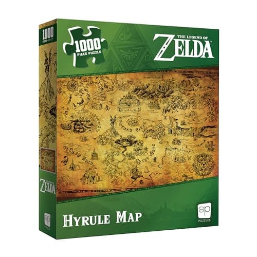 The Legend of Zelda Hyrule Map Jigsaw Puzzle