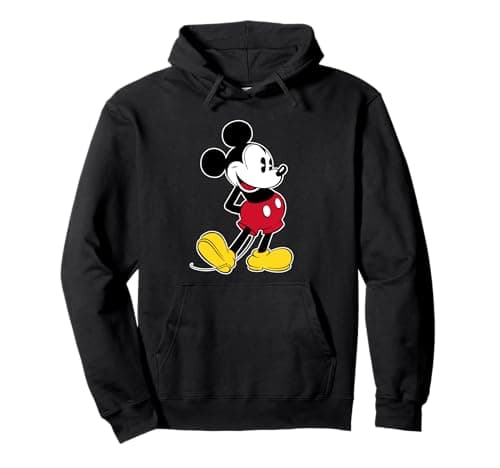 Mickey Mouse Classic Pose V-Neck Hoodie