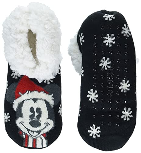 Mickey Mouse Teddy Fur Slipper Socks