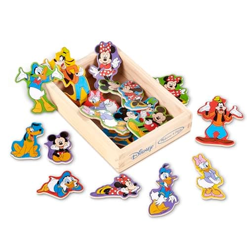Mickey Mouse Wooden Character Magnets Set