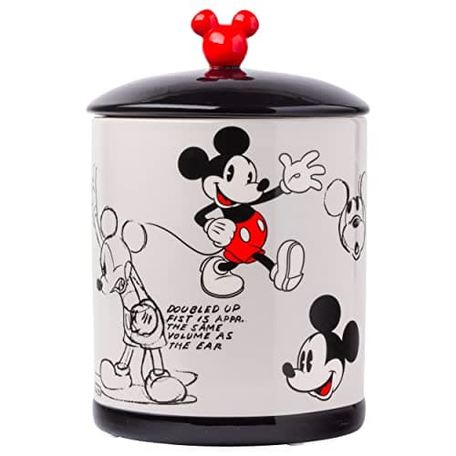 Vintage Mickey Mouse Sketches Cookie Jar