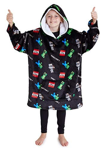 Minecraft Boys Blanket Hoodie