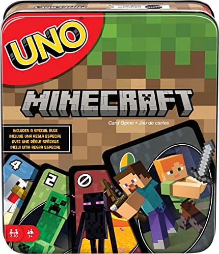 UNO Minecraft Card Game in Tin