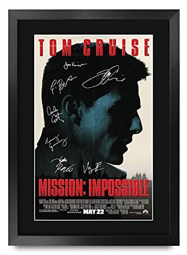 Mission: Impossible Tom Cruise Framed Autograph Print