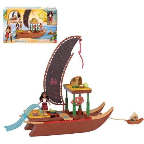 Mattel Moana 2 Adventure Canoe