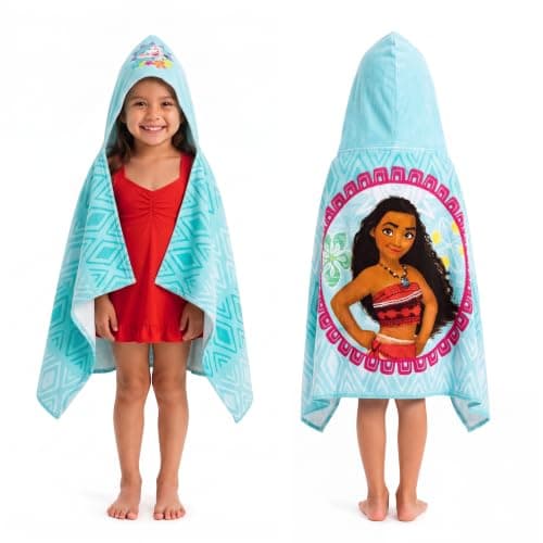 Moana hooded towel poncho