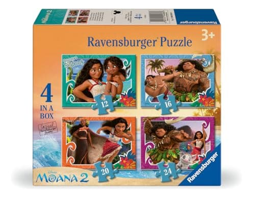 Ravensburger Moana 2 four-puzzle pack