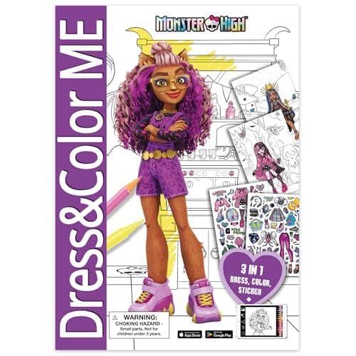 Dress and Color Me Activity Book