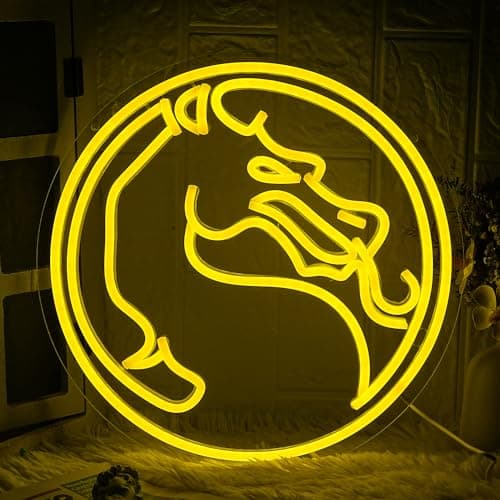 Dragon Neon Sign for Game Room