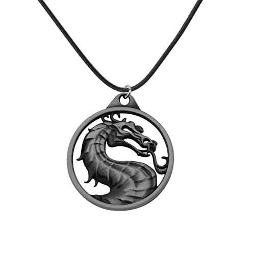 Mortal Kombat Dragon Amulet Necklace & Keychain