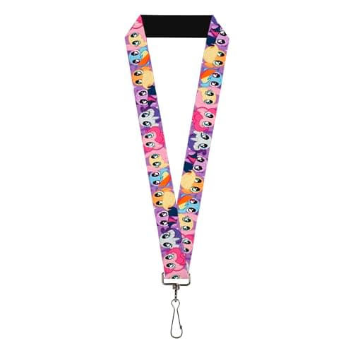 Mane Six faces lanyard