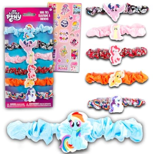 My Little Pony six-scrunchie set