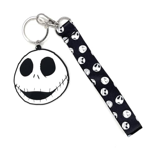 Jack Skellington Wrist Lanyard Keychain