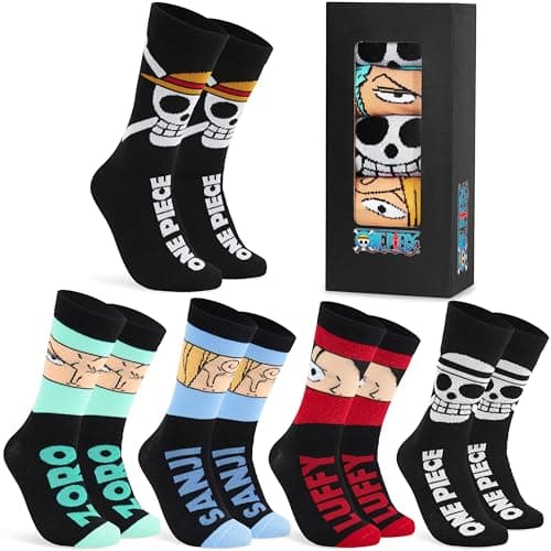 One Piece Crew Socks 5-Pack