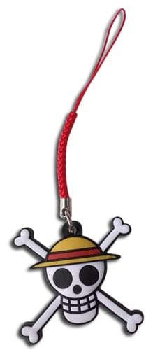 One Piece Straw Hat Pirates Jolly Roger Phone Charm