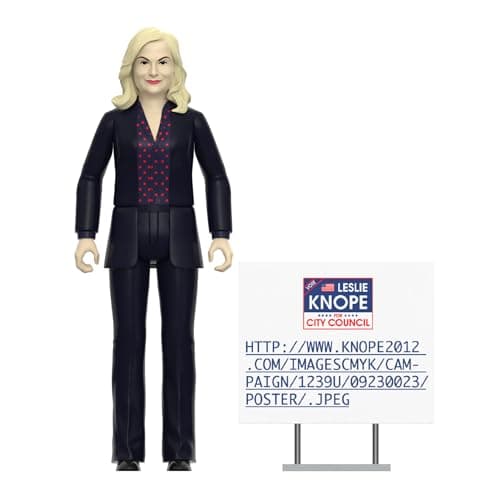 Leslie Knope Campaign Trail Action Figure by Super7