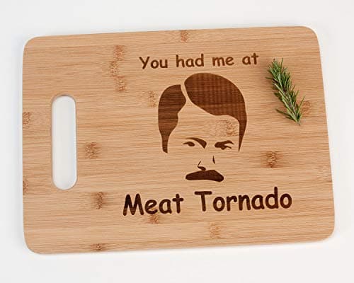 Ron Swanson Meat Tornado Cutting Board
