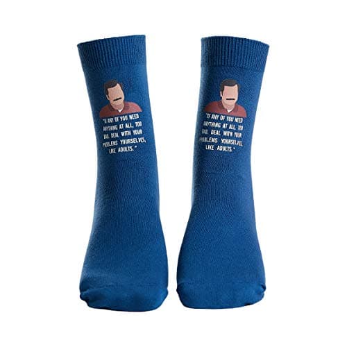 Ron Swanson Quote Socks