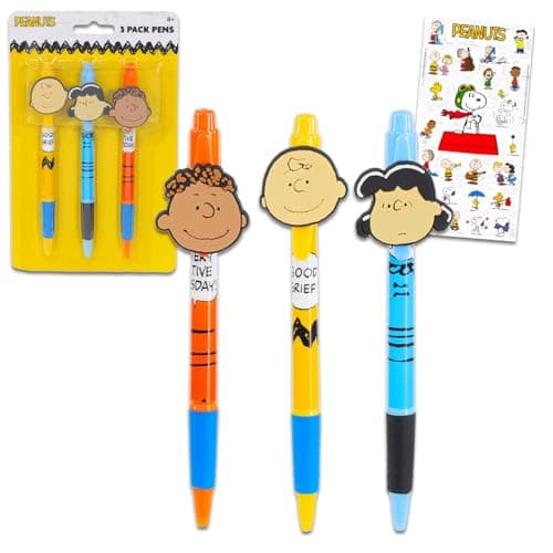Charlie Brown Pen and Sticker Set