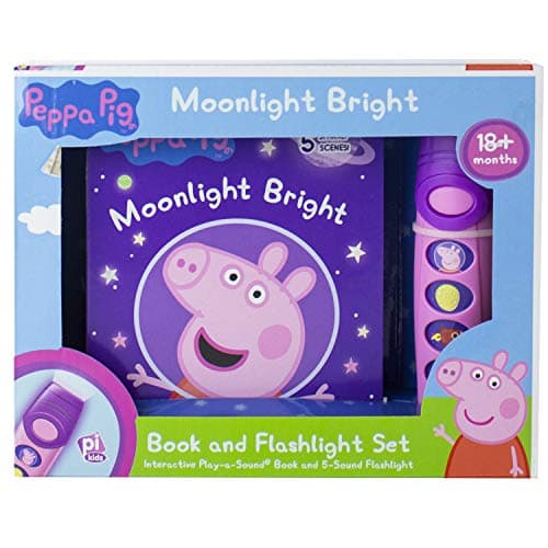 Peppa Pig Moonlight Bright sound book and flashlight toy set
