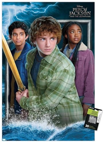 Disney Percy Jackson trio wall poster