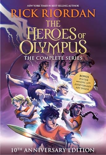 Heroes of Olympus 10th Anniversary paperback boxed set